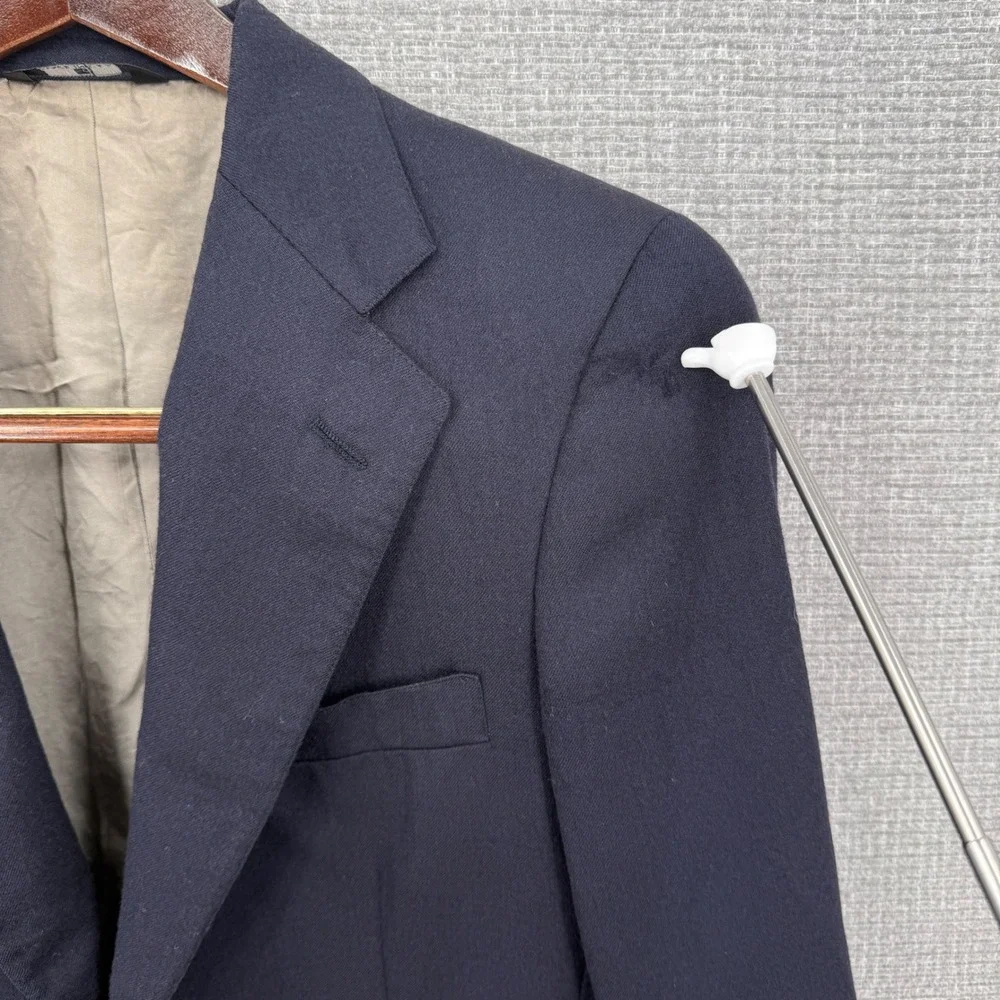 Vintage Polo University Club by Ralph Lauren Blazer Mens Navy Blue Wool Preppy